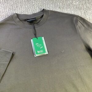 Emporio Armani Mens Major Brown Cotton T Shirt Travel Essential Size Large NWT